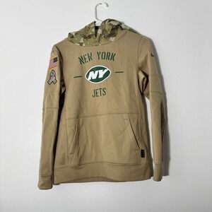 Authentic‎ Nike NFL New York Jets Salute to Service Camo Pullover Hoodie Sz M